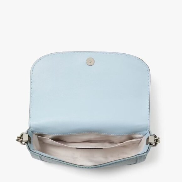 Kate Spade New York Krista Denim Chain Crossbody Handbag NWT - Picture 3 of 4